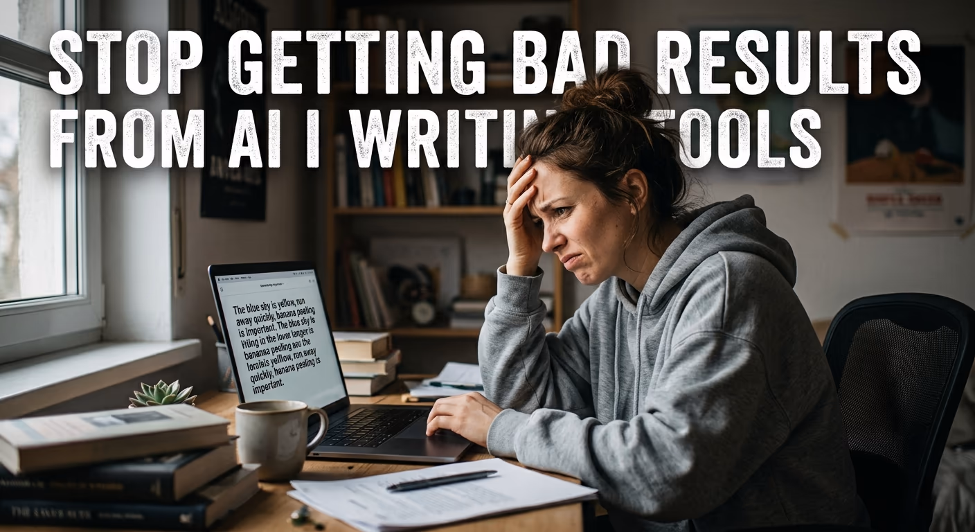 Stop Getting Bad Results From AI Writing Tools
